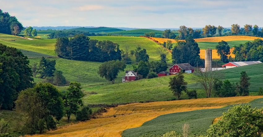 Wide landscape of a countryside Wide landscape of a countryside