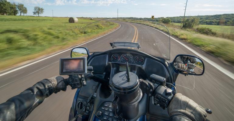 Motorcycle touring Kansas
