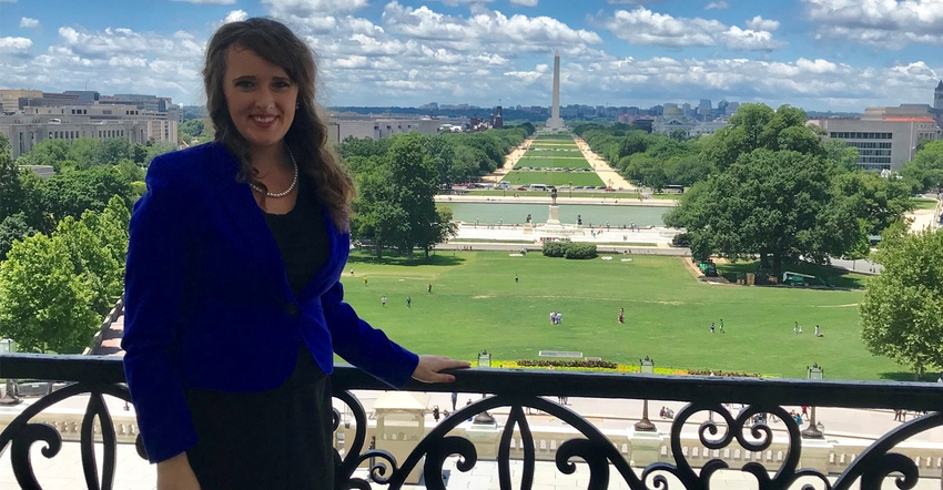 Katie Nolles interned in Congressman Adrian Smith's office in Washington, D.C. Nolles is the most recent recipient of the Kei