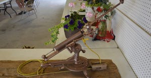 vintage clay pigeon launcher 