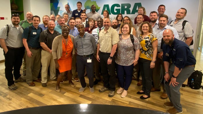 The final day in Kenya included a visit to the AGRA headquarters in Nairobi. The visit focused on sustainability and production practices in Africa. 