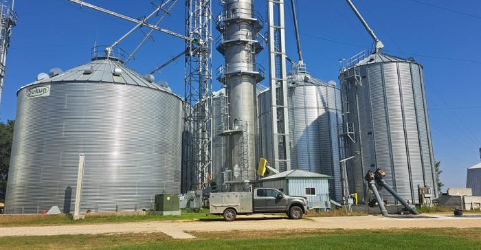 Grain setup at Wisconsin farm