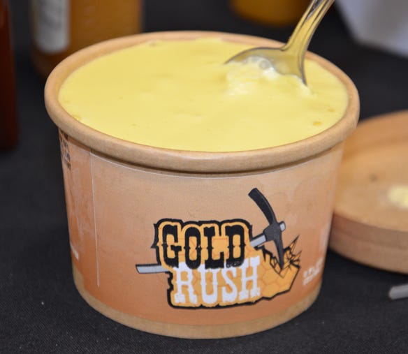 Gold Rush ice cream from Round Barn Creamery, made with a touch of honey