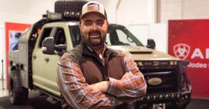 Scott Peterson of Miller, S.D., and a truck named �‘The Ultimate Farm Truck’ 