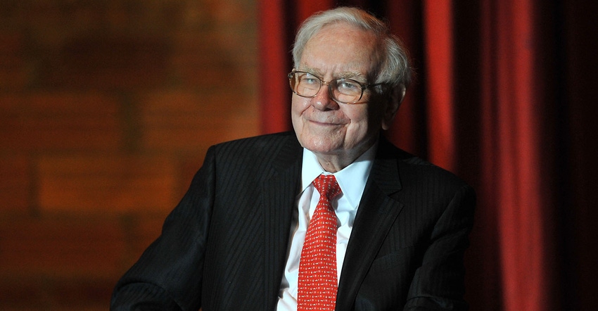 Warren Buffet in 2015 in Omaha.