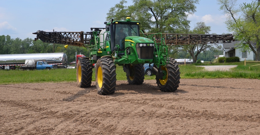 John Deere crop sprayer