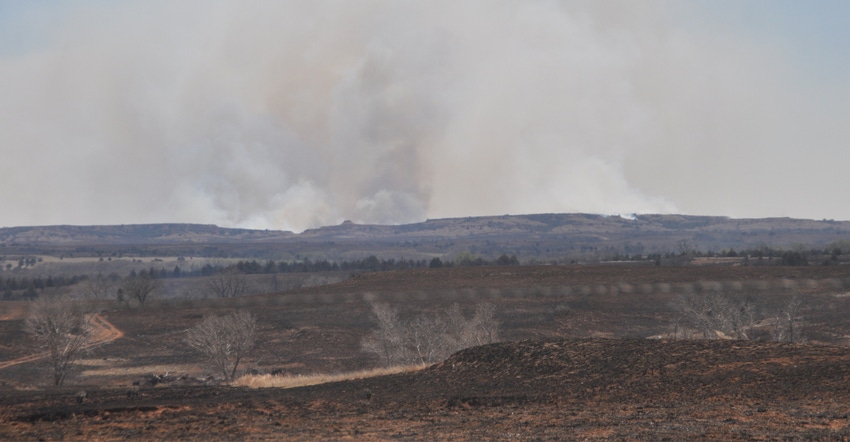 Kansas Livestock Association members voted to support increased state funding to suppress wildfires. Two successive years of 