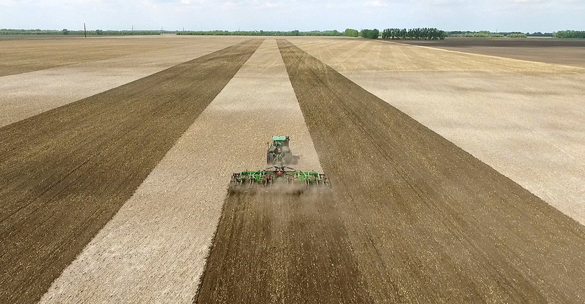 Summers Manufacturing VRT Renegade tillage equipment in field Summers Manufacturing VRT Renegade tillage equipment in field