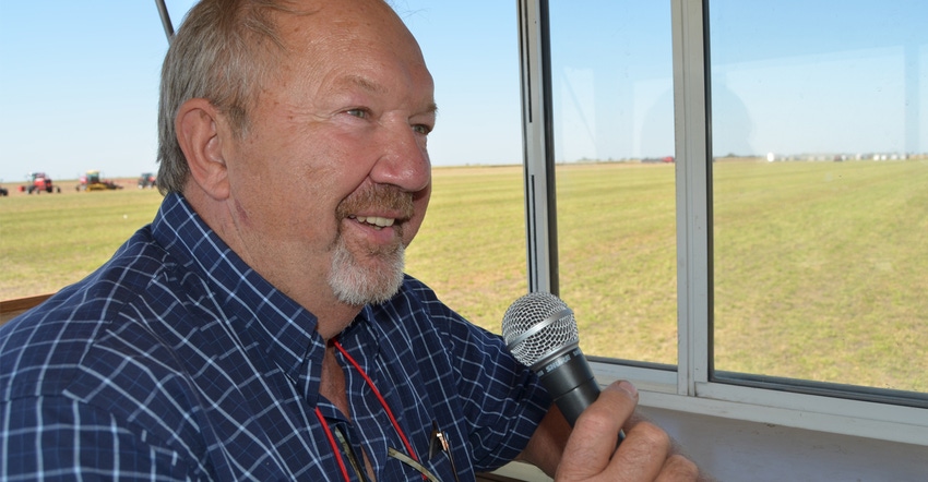 Deryl Hilligas makes field demonstrations at Husker Harvest Days fun for all ages