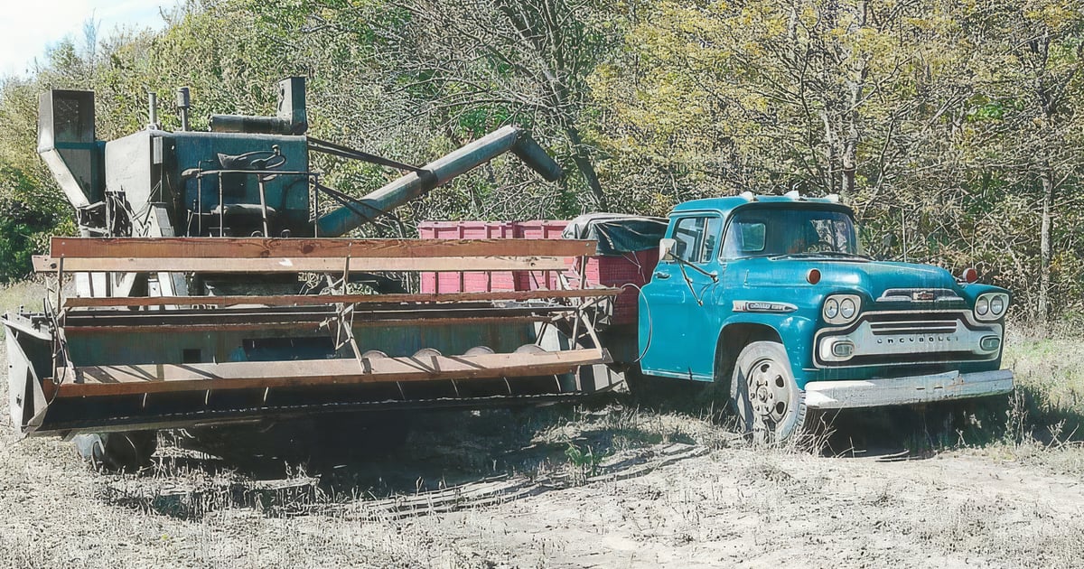 Share old combine and corn picker photos with Nebraska Farmer