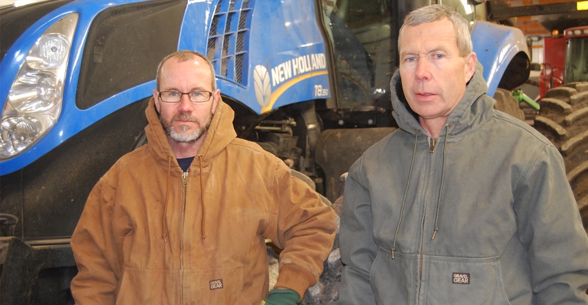 Alan (left) and Peter Wicks Alan (left) and Peter Wicks