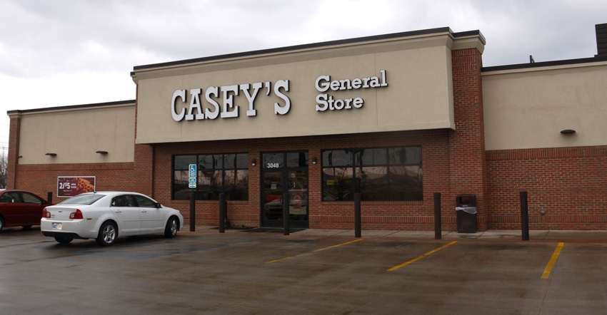 exterior of Casey's General Store