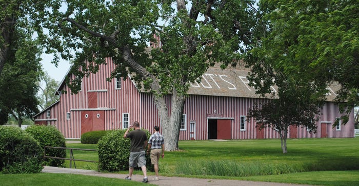 The horse barn at Buffalo Bill Cody’s Scout’s Rest Ranch at North Platte 