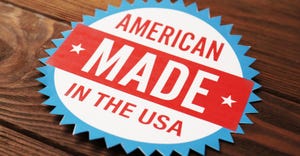 USA made label