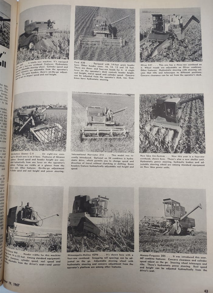 Nebraska Farmer magazine page from 1967