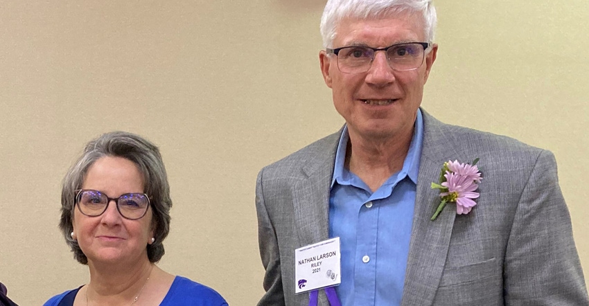 Nathan and Suzie Larson, Riley, Kan., master farmer and master homemaker Nathan and Suzie Larson, Riley, Kan., master farmer and master homemaker