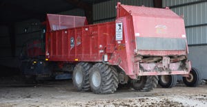 vehicle used to spread poultry litter