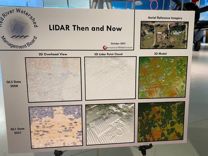 examples comparing LiDAR images from 2008 and 2021