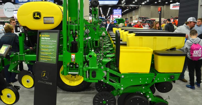 new 1745 planter from John Deere at National Farm Machinery Show