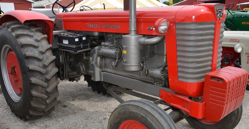 Big MUSCLE Tractor! The 1963 Massey Ferguson 97 Has A VERY Unique