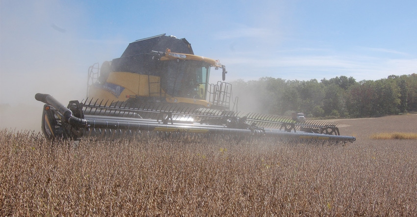 Shorter-than-normal soybeans due to delayed planting statewide, could increase harvest losses this year