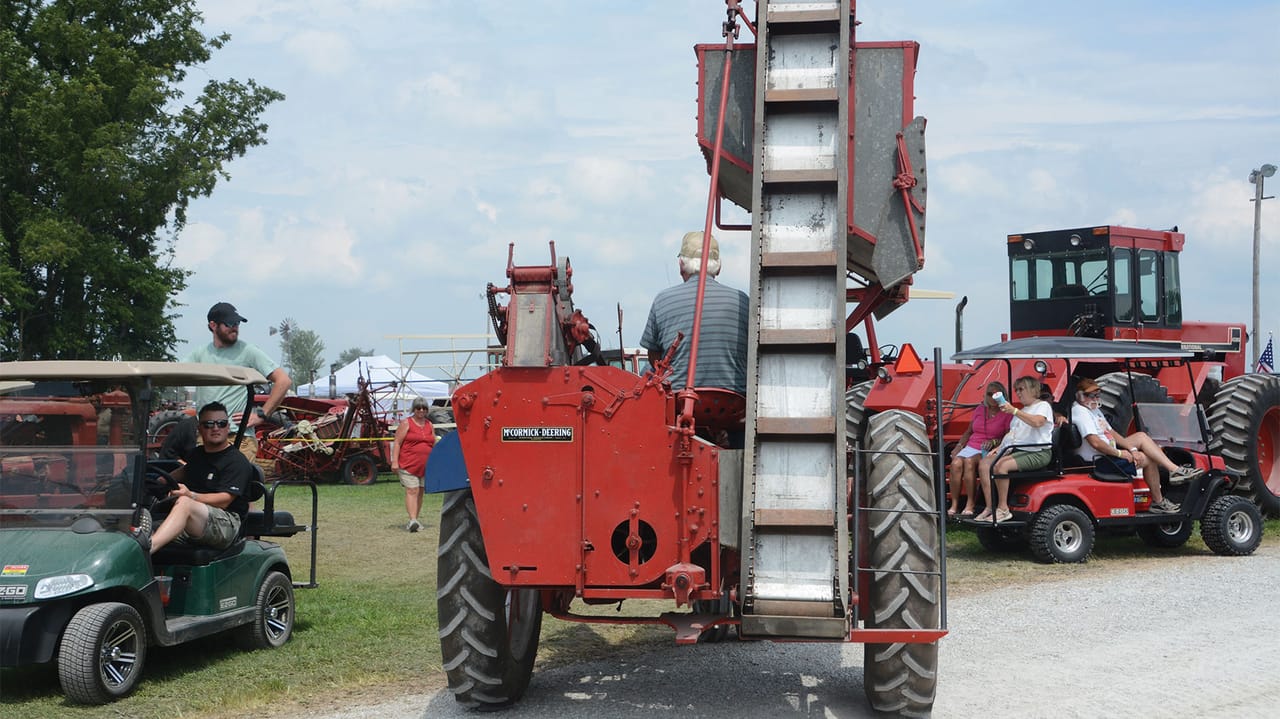 Funky Implement Here’s a Farmall implement you don’t see every day