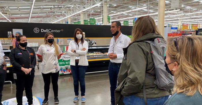 Wisconsin Beef Council leaders visit a Walmart store in San Jose, Costa Rica