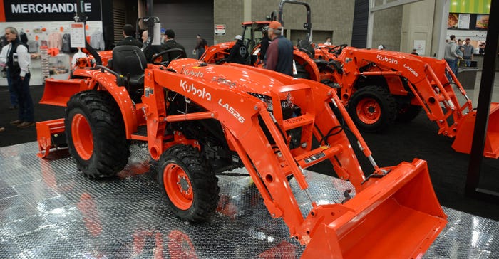 L3902 from Kubota features the new LA526 loader with a deeper bucket