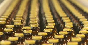 Coors beer on the bottling line