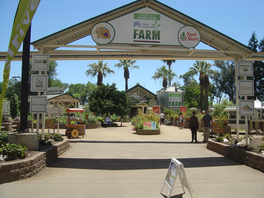 California State Fair farm entrance