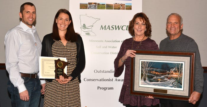 Don and wife Nancy, and Andy and wife Lindsay win conservation SWCD award Don and wife Nancy, and Andy and wife Lindsay win conservation SWCD award