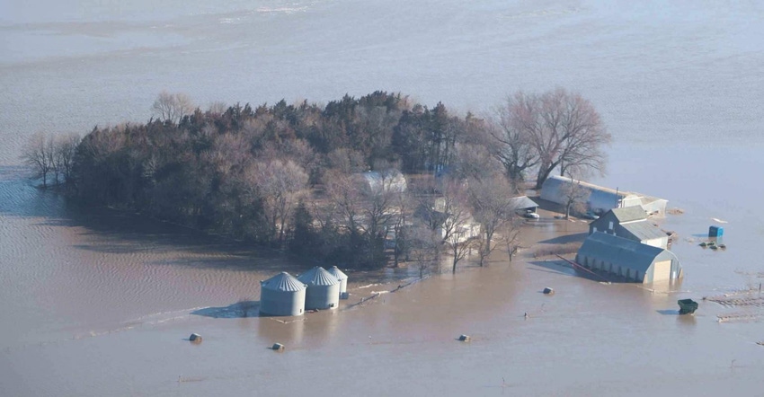 flooded farmfield flooded farmfield