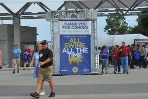 Each year, more than 20,000 pork producers and representatives attend the event at the Iowa State Fairgrounds in Des Moines.