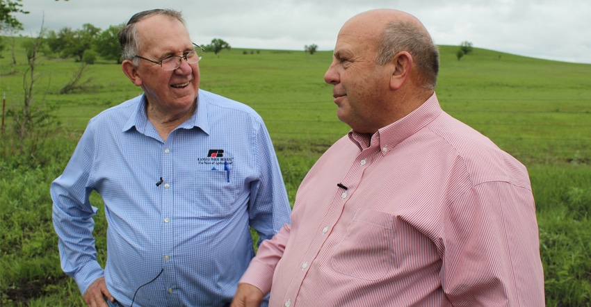 Kansas Farm Bureau President Rich Felts with American Farm Bureau Federation President Zippy Duvall