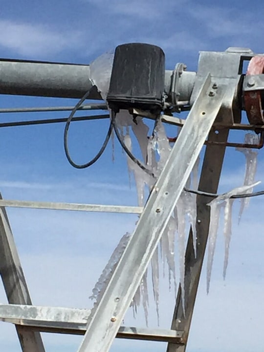 Growers cautioned about running sprinklers during freezing temperature