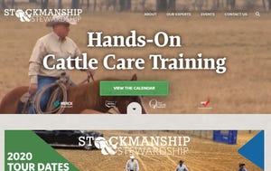 Image of Stockmanship and Stewardship homepage