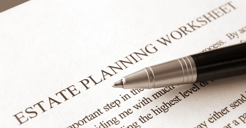 estate planning worksheet