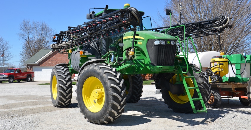 John Deere crop sprayer