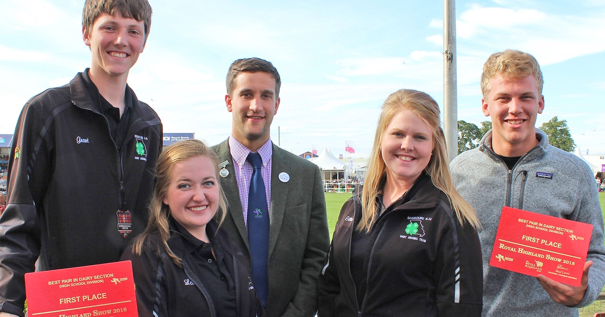 FFA dairy judging teams earn top honors internationally