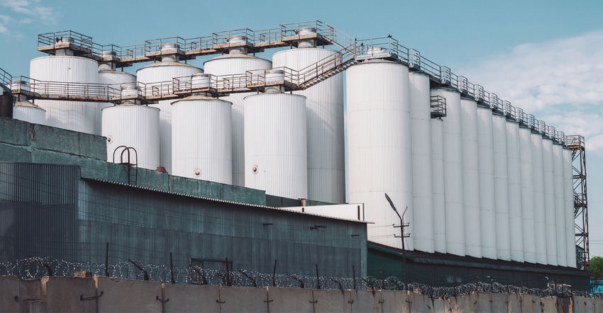 Silos and storage facility