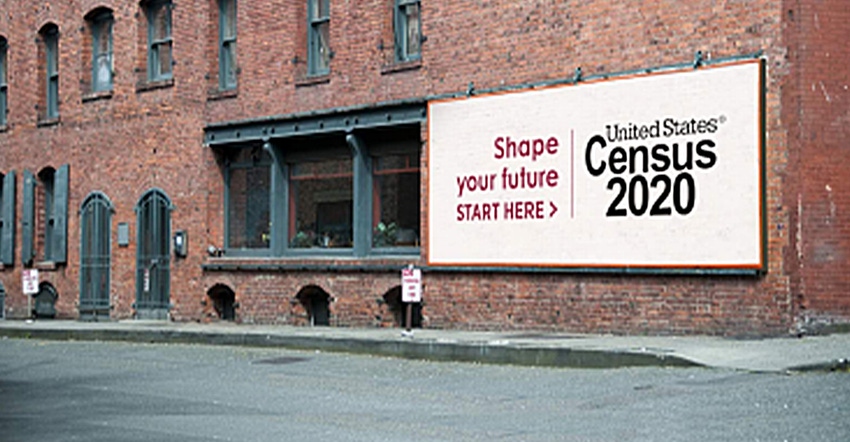 2020 Census billboard
