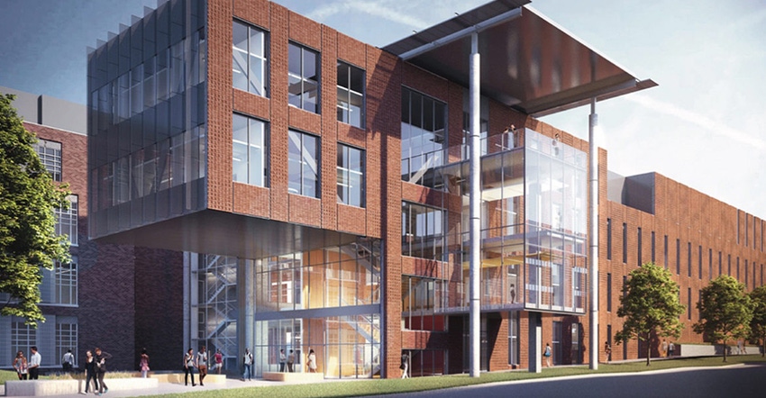 artist's rendering of the Plant Sciences Building in Pullman, Wash. 