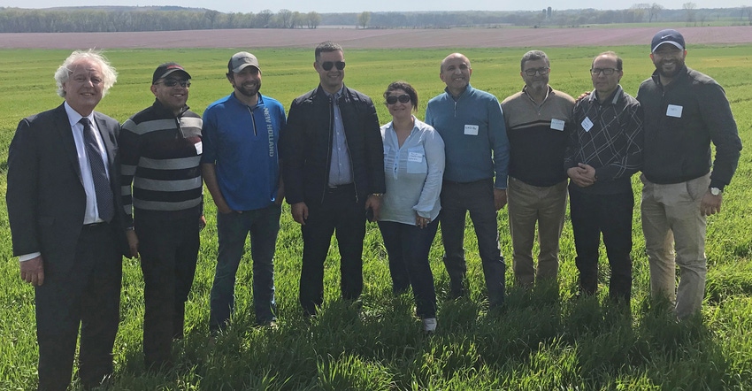 : A group of wheat buyers from Morocco and Tunisia visited the U.S. in mid-April as part of the Cochran Fellowship Program
