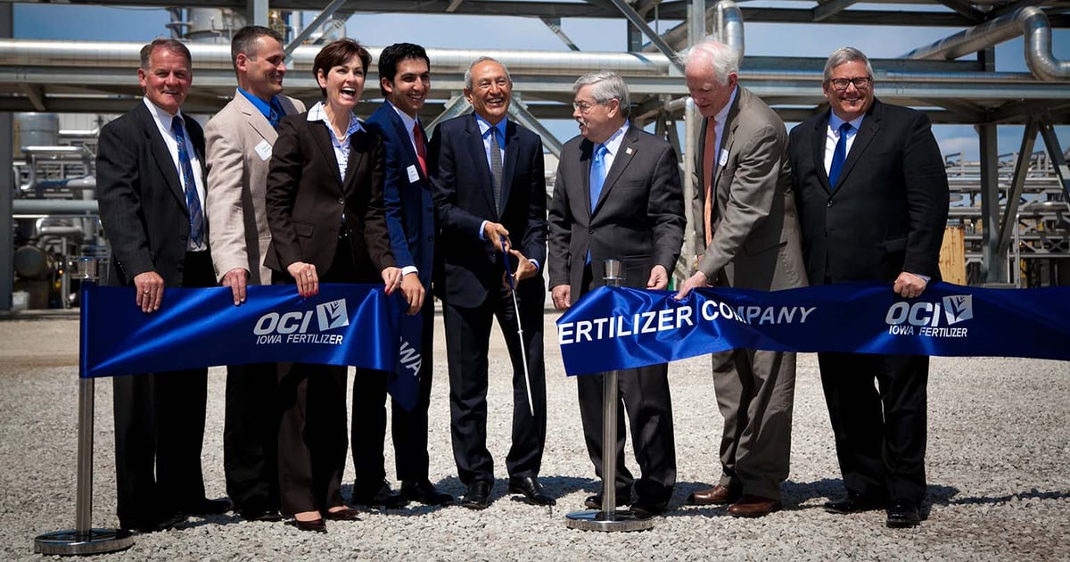 New $3 billion fertilizer plant opens in Iowa