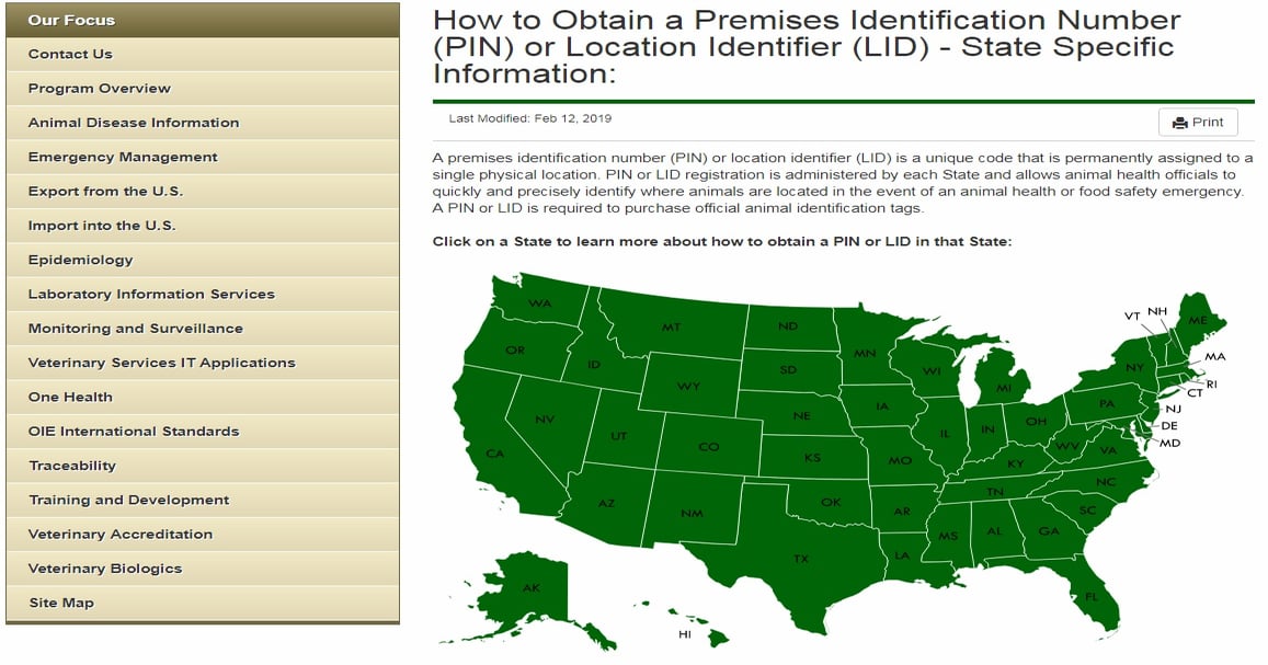 USDA-APHIS launches ID website