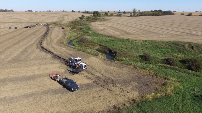 Installation of saturated buffer Installation of saturated buffer