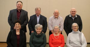 Top producers Scott Pralle and Pam Selz-Pralle of Humbird, Wis.; Tom and Gin Kestell of Waldo, Wis.; Wallace and Donna Behnke