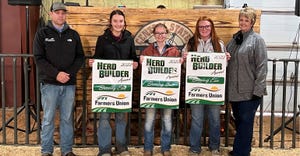 South Dakota Farmers Union Herd Builder program recipients 