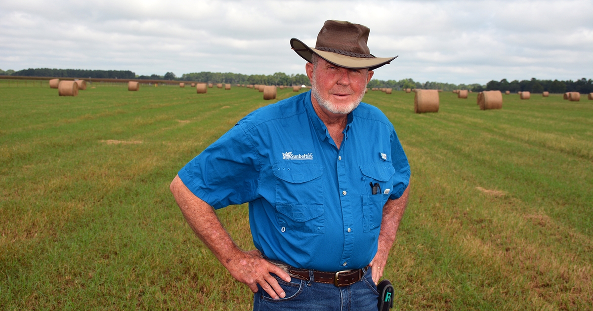He manages largest hay demo, brought ag awareness to a generation