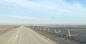Devastation from Kansas Wildfires